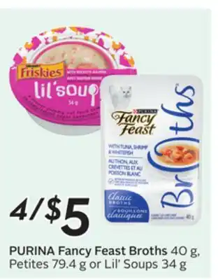 Sobeys PURINA Fancy Feast Broths offer
