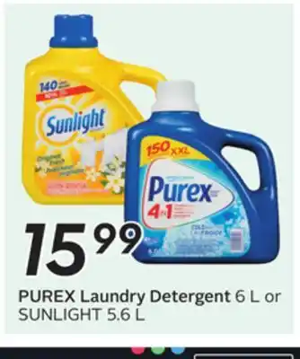 Sobeys PUREX Laundry Detergent offer