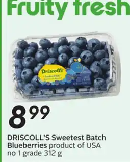 Sobeys DRISCOLL'S Sweetest Batch Blueberries offer