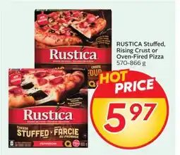 Sobeys RUSTICA Stuffed, Rising Crust or Oven-Fired Pizza offer