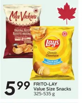 Sobeys FRITO-LAY Value Size Snacks offer