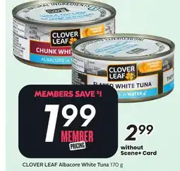 Sobeys CLOVER LEAF Albacore White Tuna offer