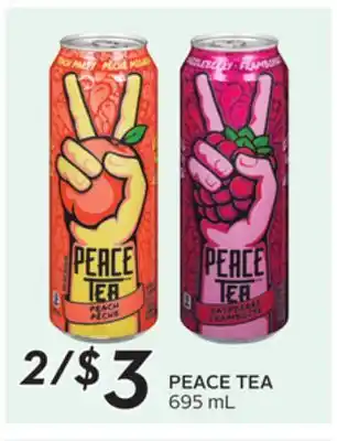 Sobeys PEACE TEA offer