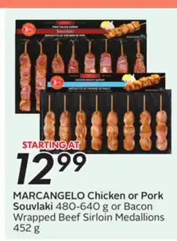 Sobeys MARCANGELO Chicken or Pork Souvlaki offer
