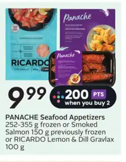 Sobeys PANACHE Seafood Appetizers offer