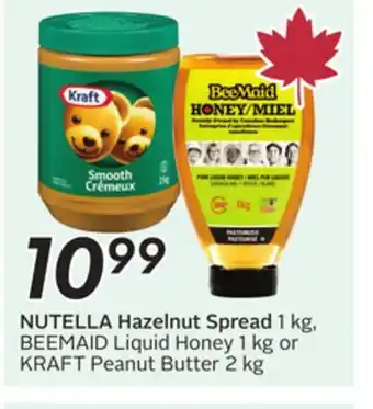 Sobeys NUTELLA Hazelnut Spread offer