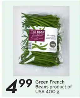 Sobeys Green French Beans offer