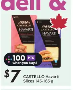 Sobeys CASTELLO Havarti Slices offer
