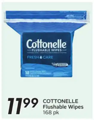 Sobeys COTTONELLE Flushable Wipes offer