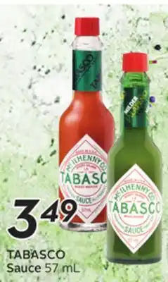 Sobeys TABASCO Sauce offer