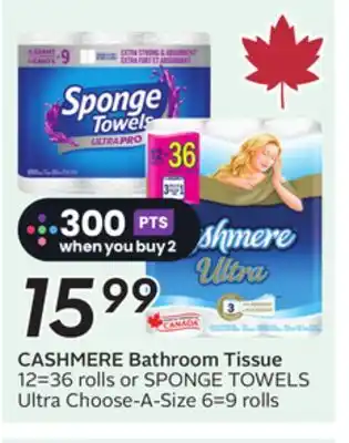 Sobeys CASHMERE Bathroom Tissue offer