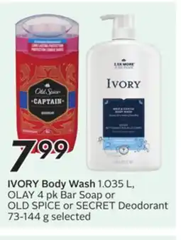 Sobeys IVORY Body Wash offer