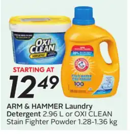 Sobeys ARM & HAMMER Laundry Detergent offer