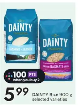 Sobeys DAINTY Rice offer