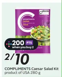 Sobeys COMPLIMENTS Caesar Salad Kit offer