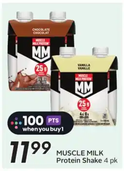 Sobeys MUSCLE MILK Protein Shake offer