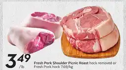Sobeys Fresh Pork Shoulder Picnic Roast hock offer
