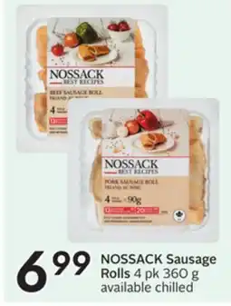 Sobeys NOSSACK Sausage Rolls offer
