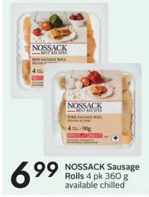 Sobeys NOSSACK Sausage Rolls offer