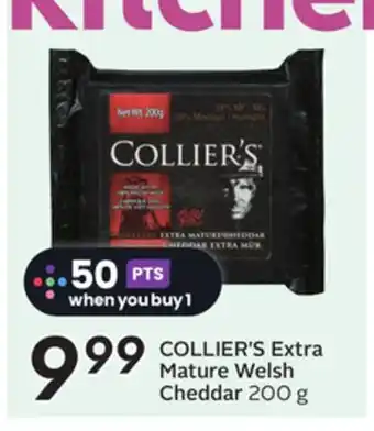 Sobeys COLLIER'S Extra Mature Welsh Cheddar offer