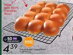 Sobeys Tray or Butter Topped Rolls offer
