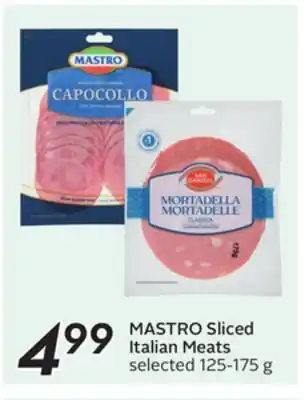 Sobeys MASTRO Sliced Italian Meats offer