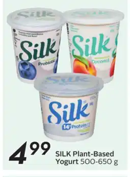 Sobeys SILK Plant-Based Yogurt offer