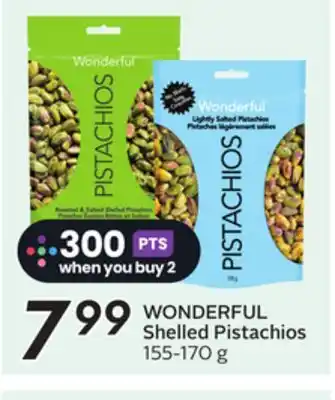 Sobeys WONDERFUL Shelled Pistachios offer