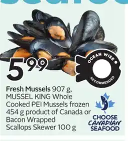 Sobeys Fresh Mussels offer