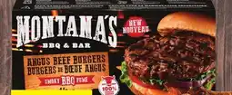 Foodland MONTANA'S or SHOELESS JOE'S Beef Burgers offer