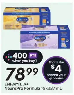 Sobeys ENFAMIL A + NeuroPro Formula offer
