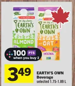 Foodland EARTH'S OWN Beverage offer