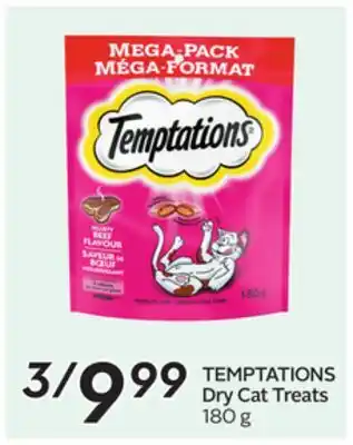 Sobeys TEMPTATIONS Dry Cat Treats offer