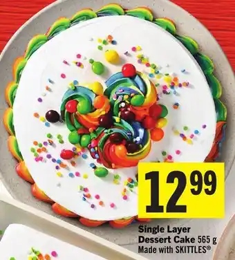 Foodland Single Layer Dessert Cake offer