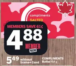 Foodland COMPLIMENTS Butter offer