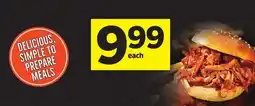 Foodland DELICIOUS SIMPLE TO PREPARE MEALS offer