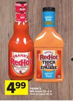 Foodland FRANK'S Hot Sauce offer