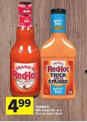 Foodland FRANK'S Hot Sauce offer