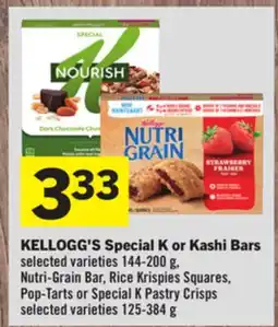 Foodland KELLOGG'S Special K or Kashi Bars offer