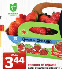 Foodland Local Strawberries Basket offer