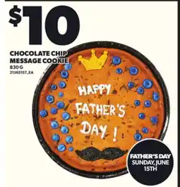 Loblaws CHOCOLATE CHIP MESSAGE COOKIE, 830 G offer