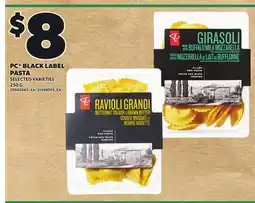 Loblaws PC BLACK LABEL PASTA, 250G offer
