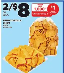 Loblaws FRIED TORTILLA CHIPS, 450 G offer