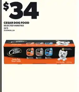 Loblaws CESAR DOG FOOD, 24'S offer