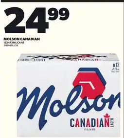 Loblaws MOLSON CANADIAN, 12X473 ML CANS offer