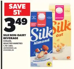 Loblaws SILK NON-DAIRY BEVERAGE, 1.74-1.89L offer