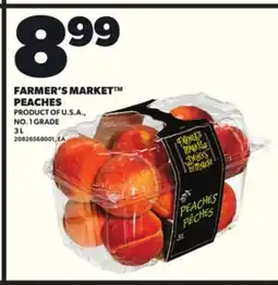 Loblaws FARMER'S MARKET PEACHES, 3 L offer