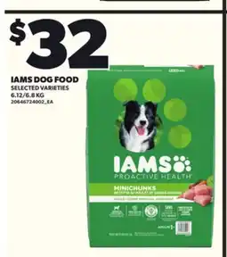 Loblaws IAMS DOG FOOD, 6.12/6.8 KG offer