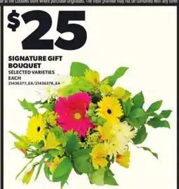Loblaws SIGNATURE GIFT BOUQUET offer
