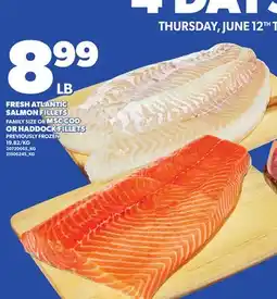 Loblaws FRESH ATLANTIC SALMON FILLETS OR MSC COD OR HADDOCK FILLETS offer